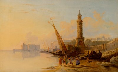 Italian Coast Scene by William Raymond Dommerson